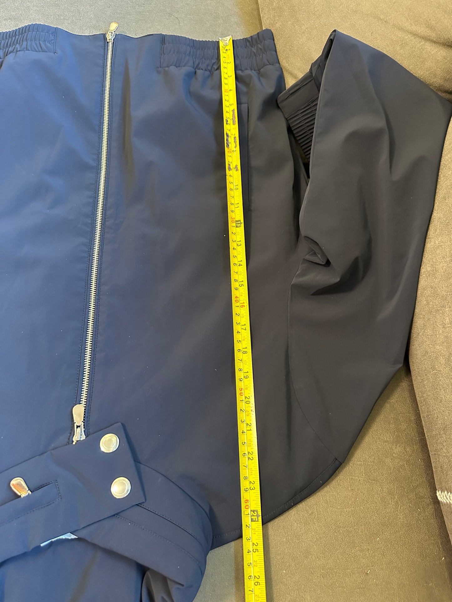 Brunello Cucinelli Men’s Navy Blue Lightweight Bomber Jacket with High Collar