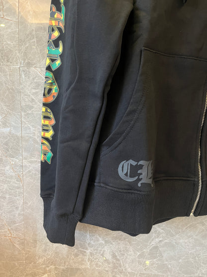 Sweat-shirt zippé camo Chrome Hearts