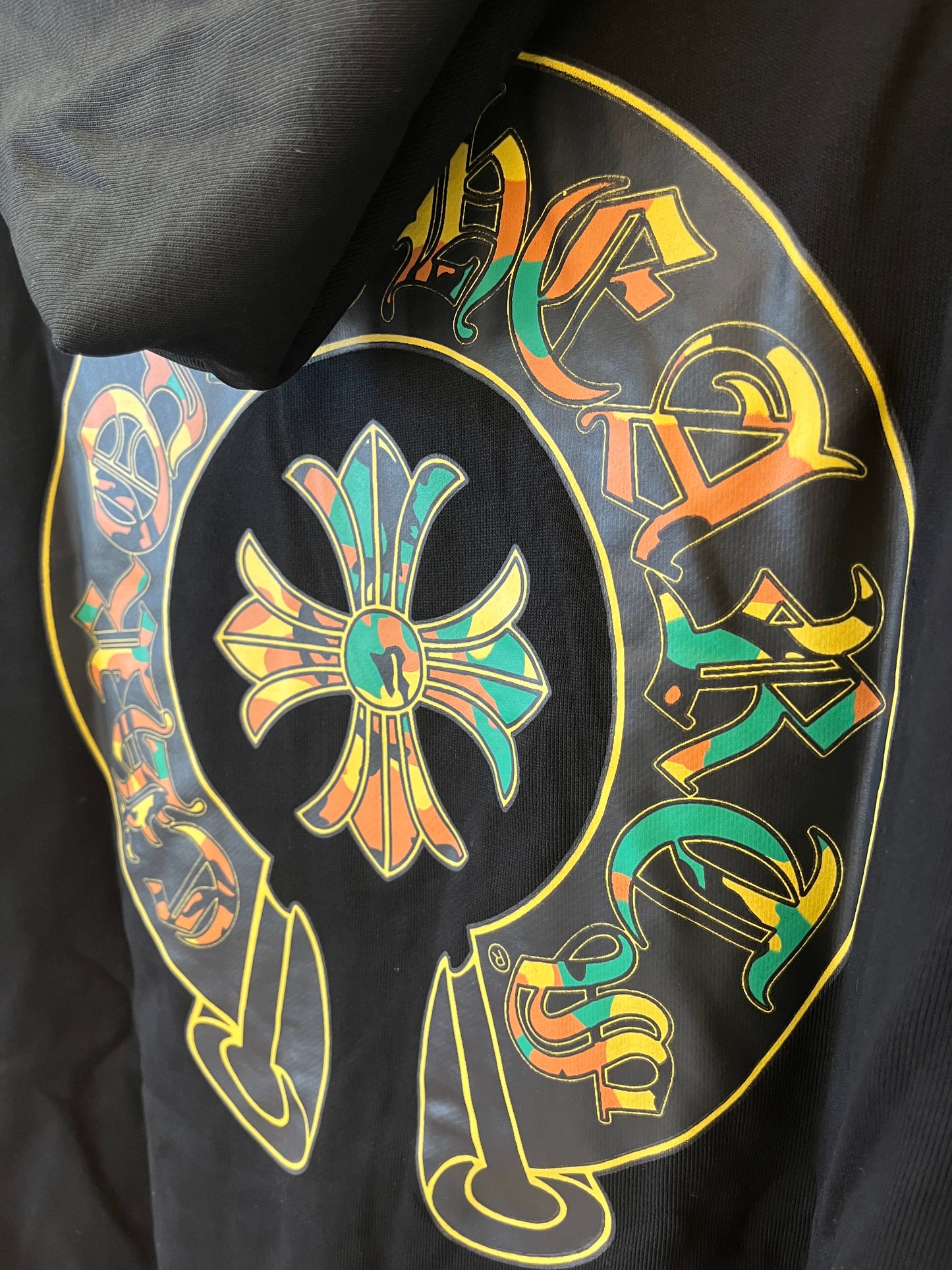 Sweat-shirt zippé camo Chrome Hearts