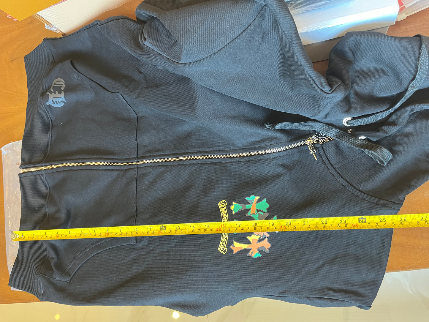 Sweat-shirt zippé camo Chrome Hearts