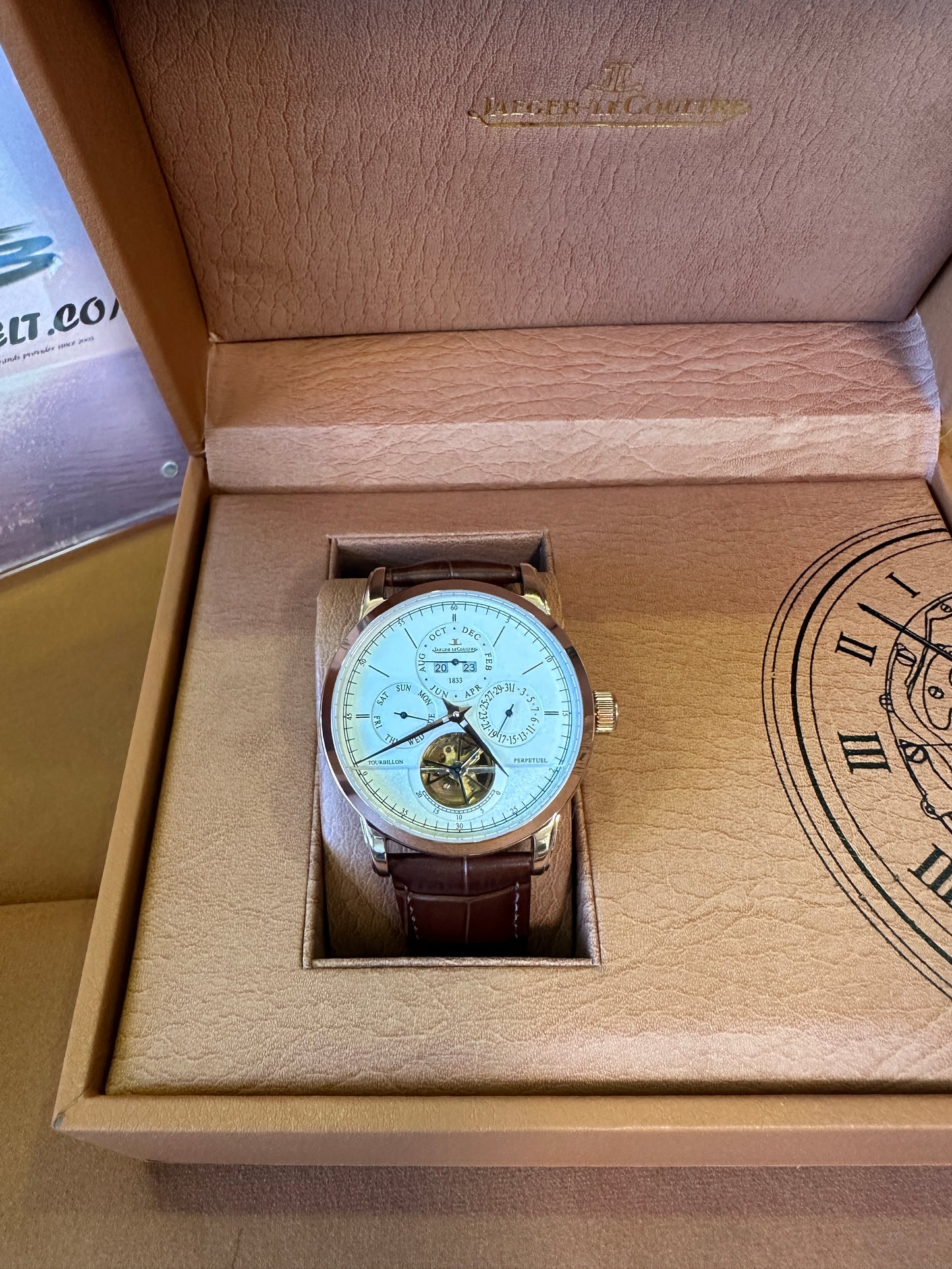 Jaeger-LeCoultre Perpetual Calendar Tourbillon Automatic Watch