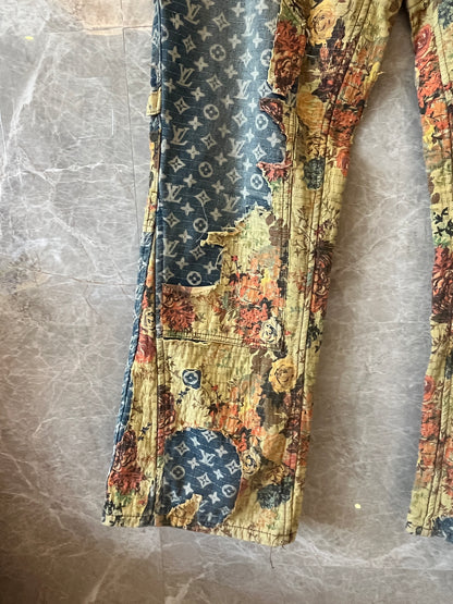 Louis Vuitton FW22 destroyed carpenter denim Jeans