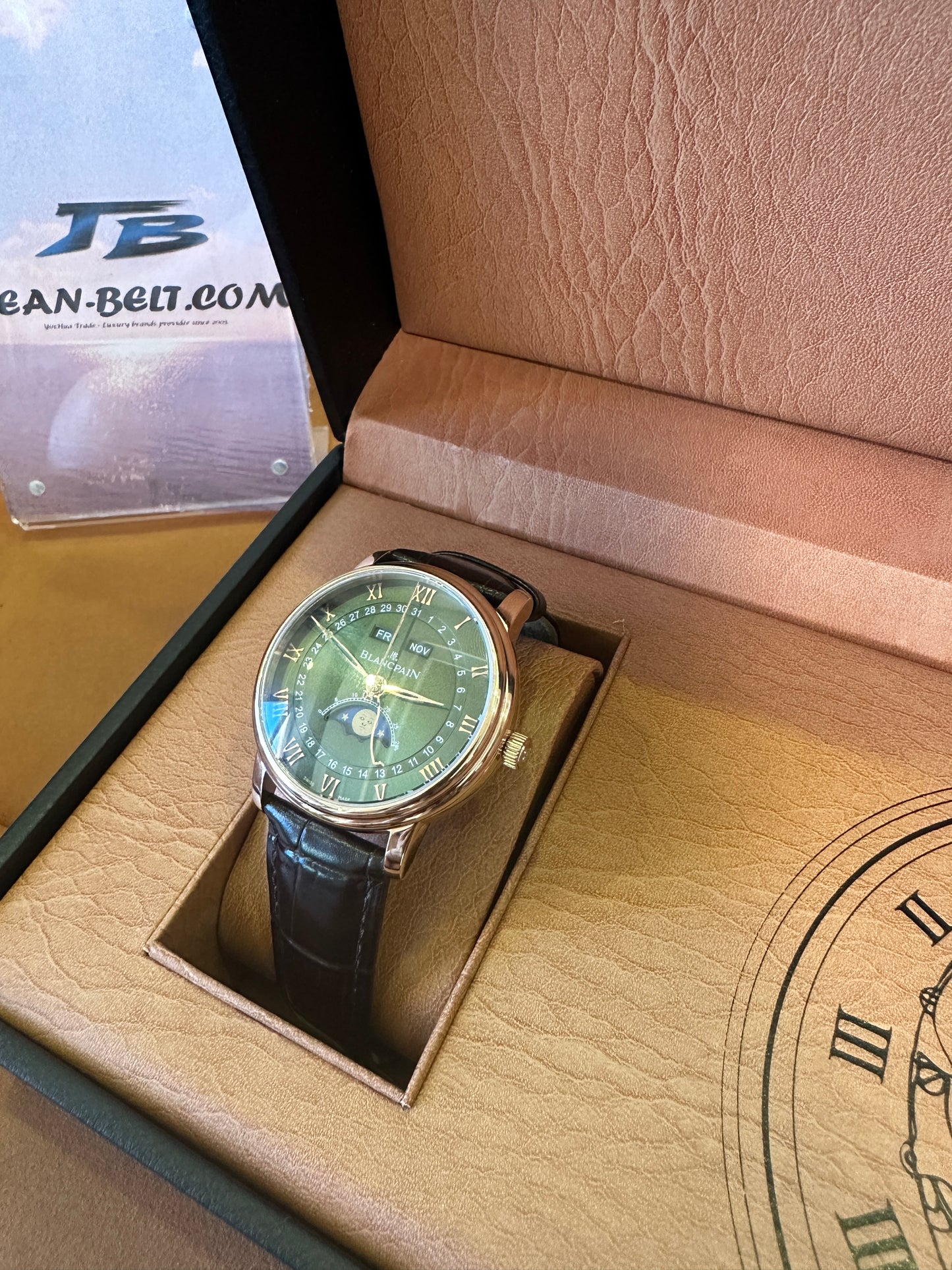 Blancpain Villeret Perpetual Calendar Moonphase Automatic Watch