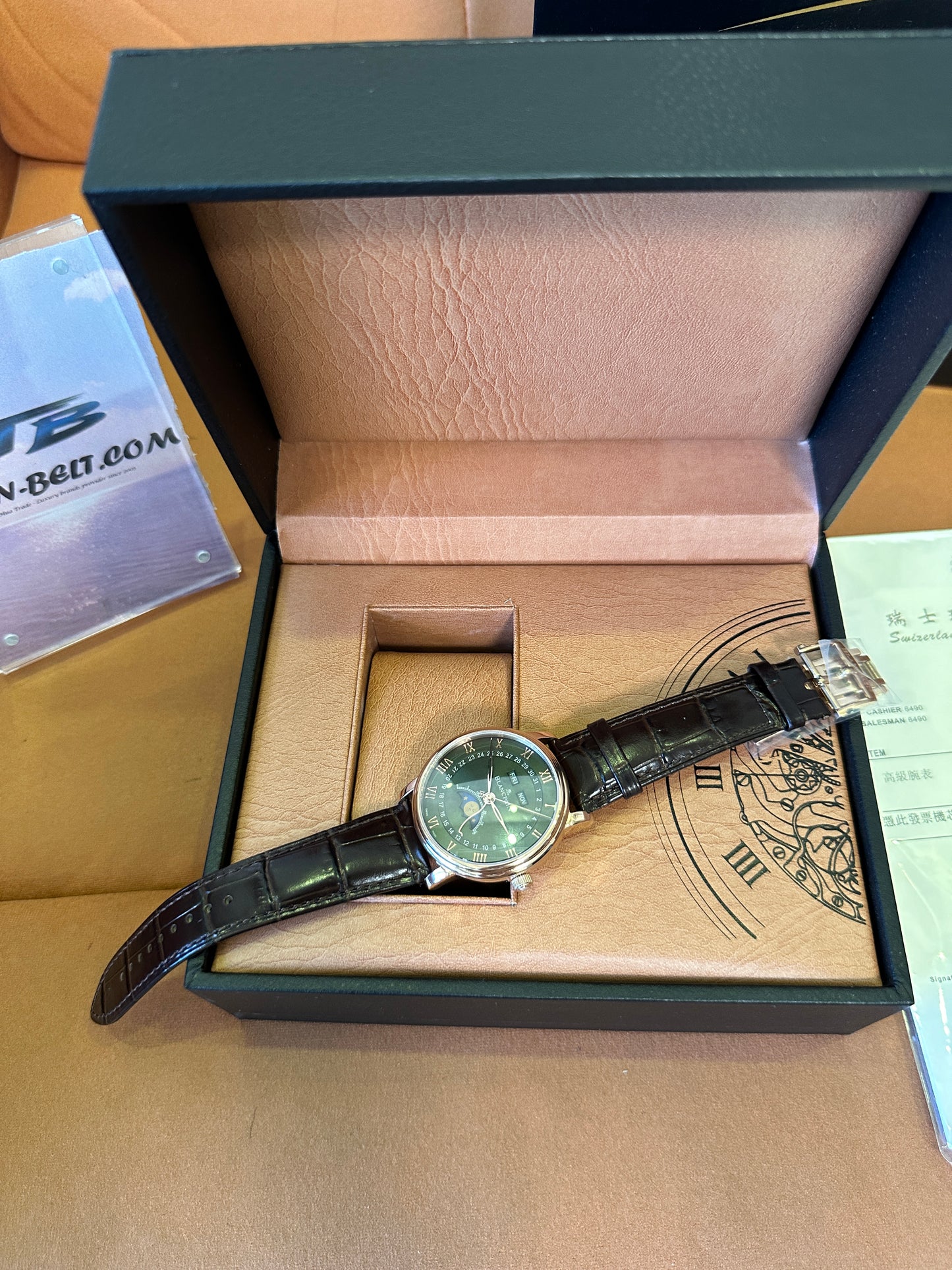 Blancpain Villeret Perpetual Calendar Moonphase Automatic Watch