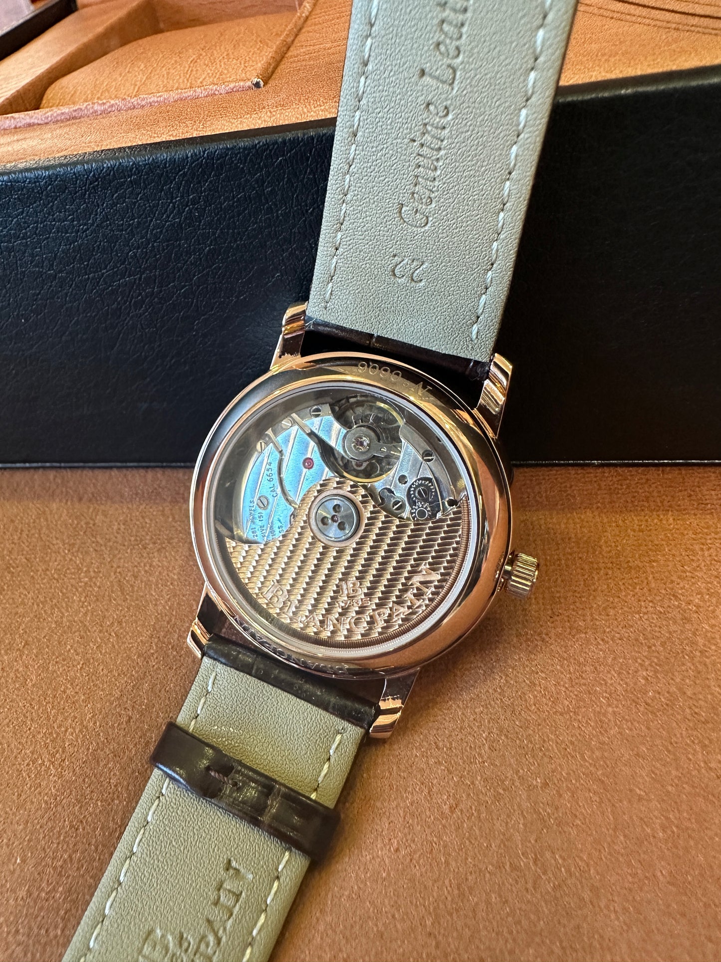 Blancpain Villeret Perpetual Calendar Moonphase Automatic Watch