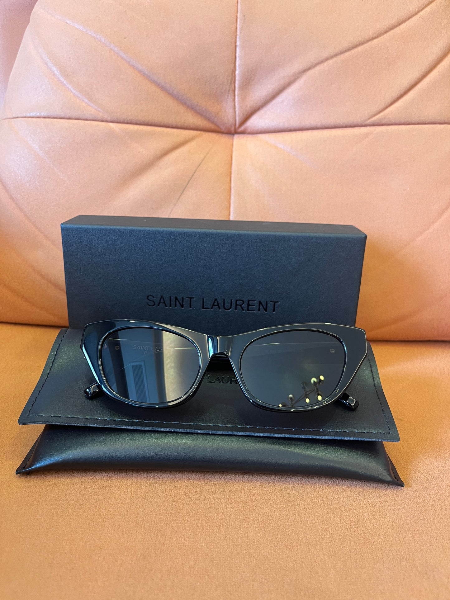 Lunettes de soleil à monture œil de chat Saint Laurent