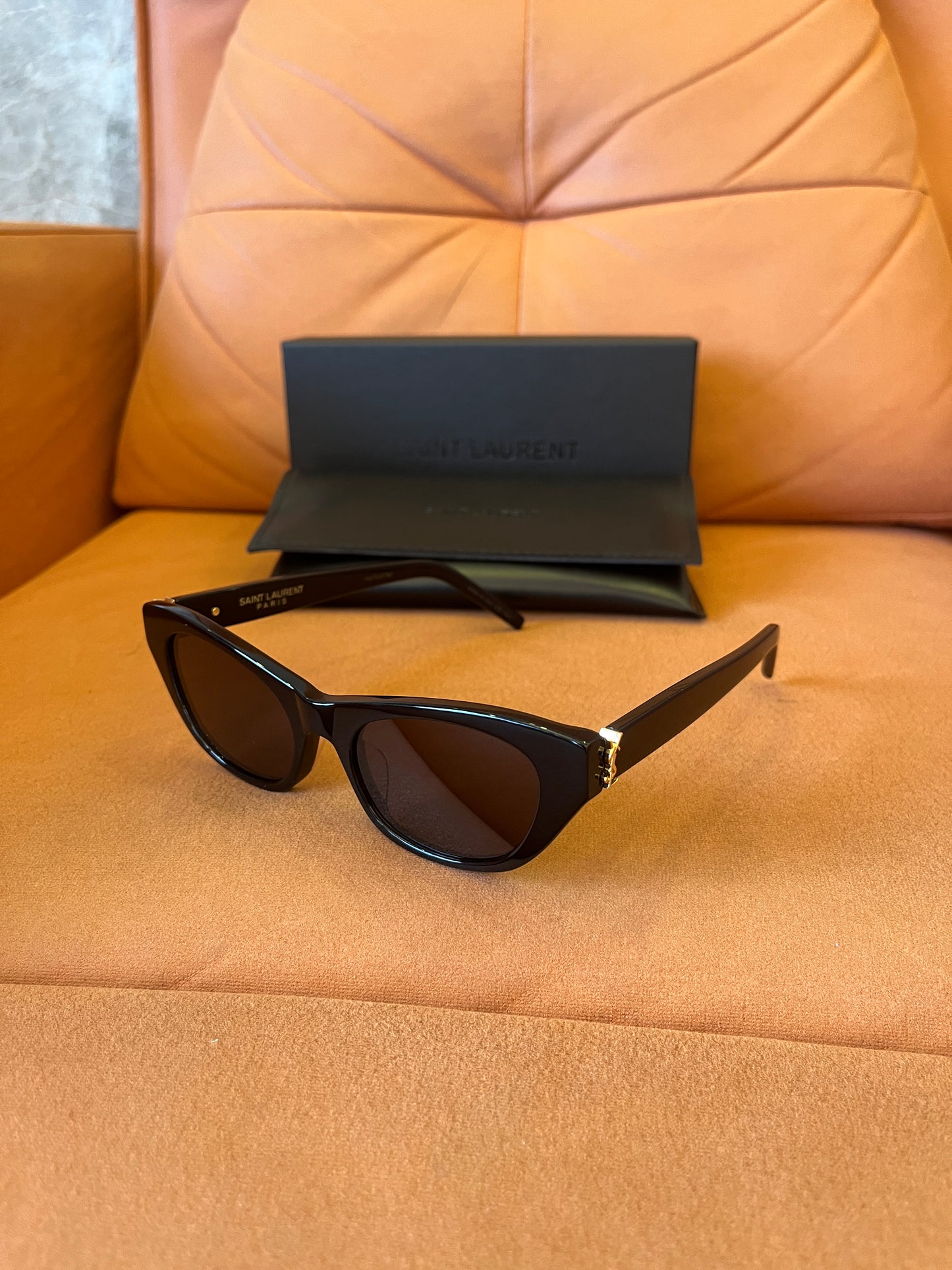 Lunettes de soleil à monture œil de chat Saint Laurent