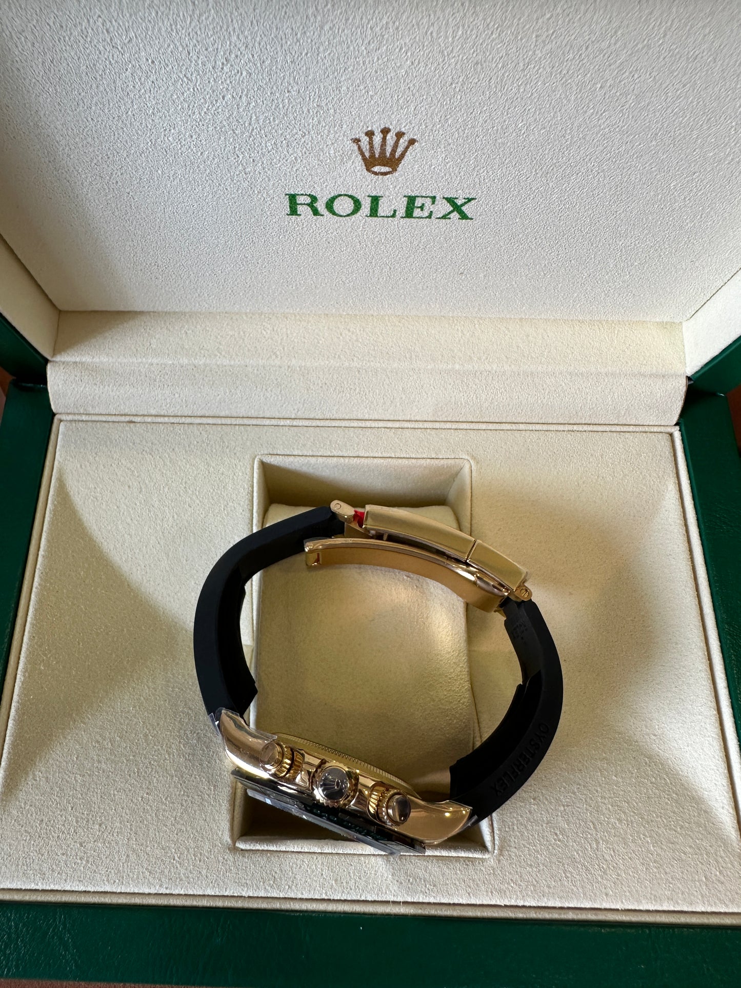 Rolex Cosmograph Daytona Oysterflex 18K Everose Gold Chronograph Watch Cal.4130