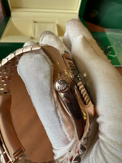 Rolex Sky-Dweller Rose Gold Blue Dial 41mm