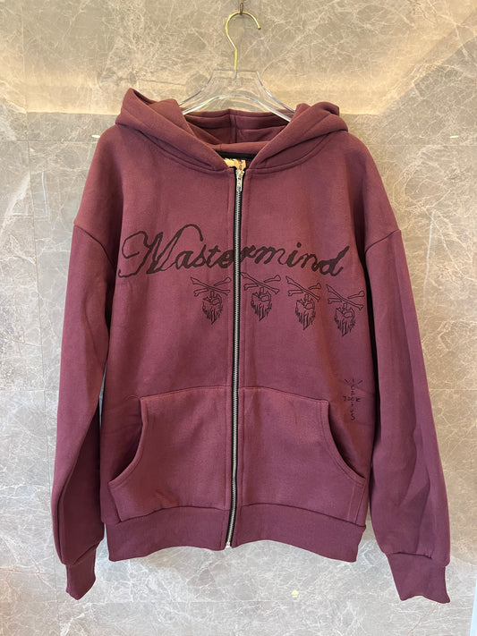 Moletom com capuz unissex Four Cactus Jack Mastermind Skull