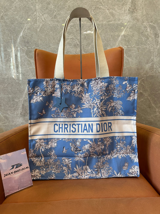 Dior Book Tote Dioriviera Blue Tote Bag