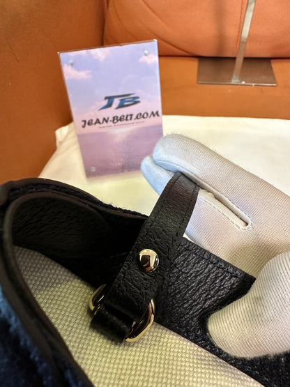 Gucci GG Supreme Denim Shoulder Bag with Pouch