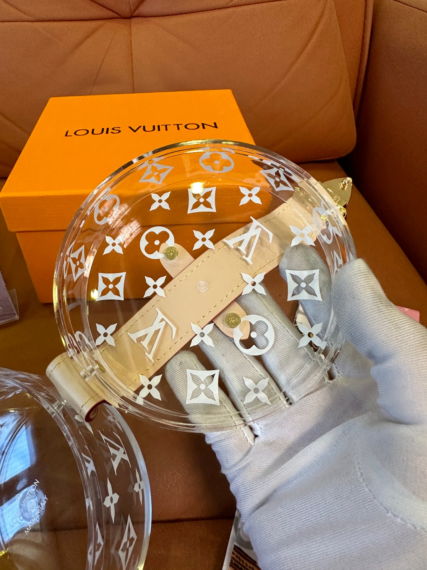 Louis Vuitton Transparent Monogram Vanity Case