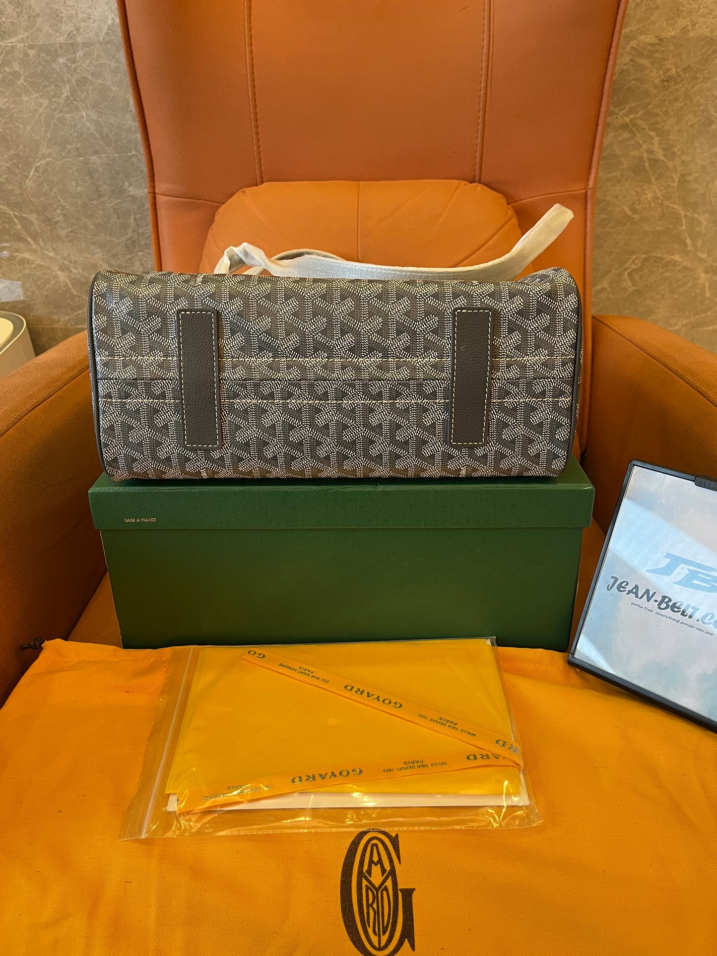 Goyardine Rouette PM azul marino