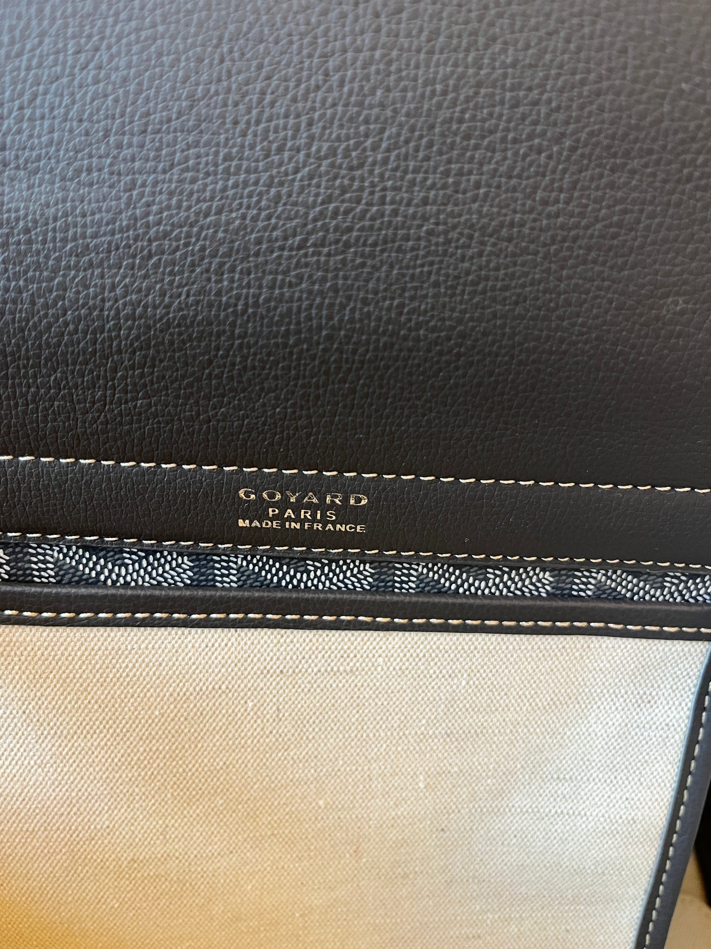Goyardine Rouette PM azul marino