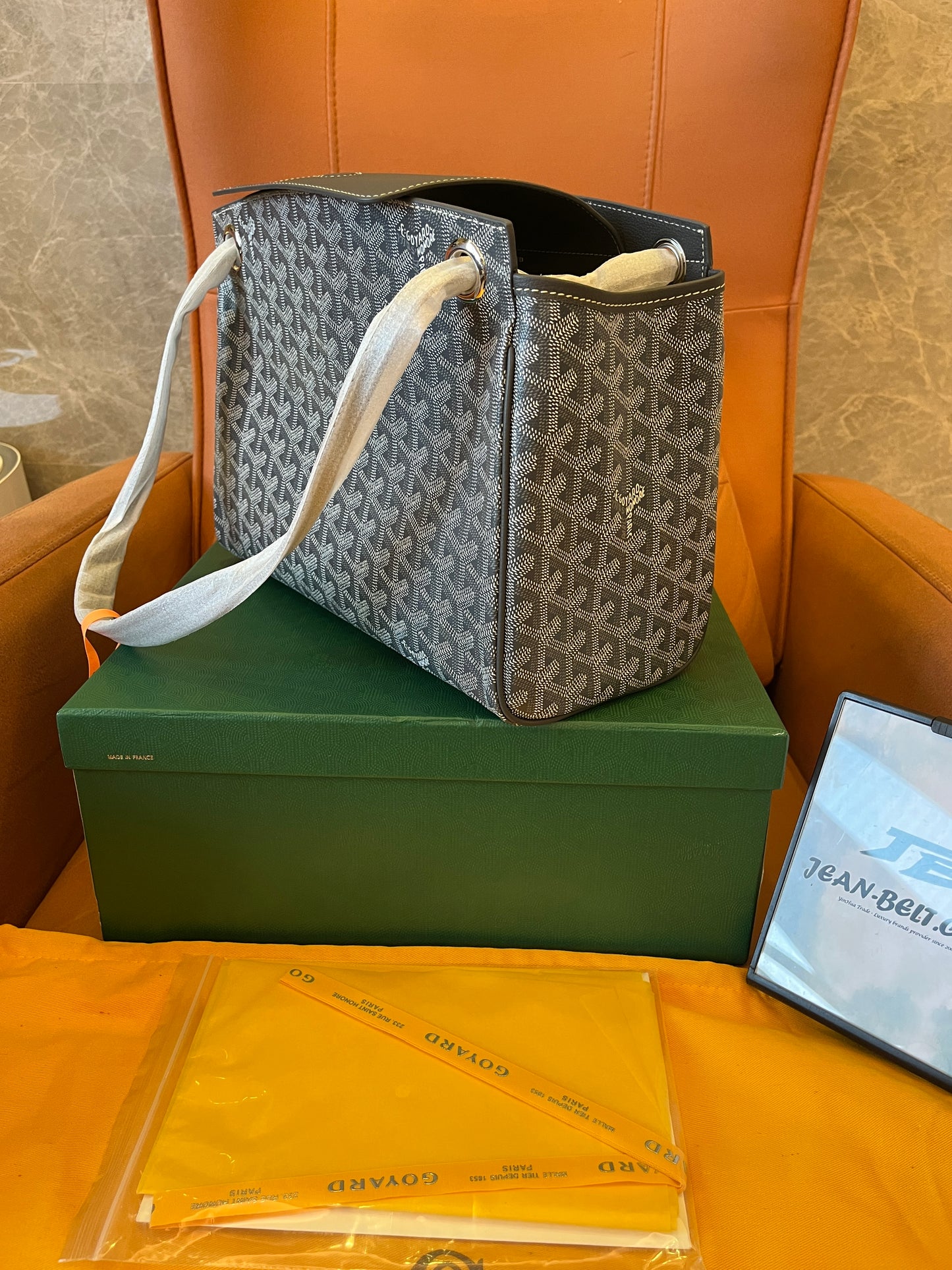 Goyardine Rouette PM azul marino