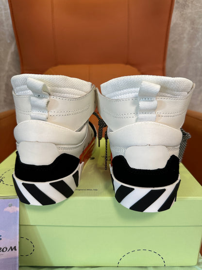 Off-White Vulcanized High-Top Sneakers White/Black