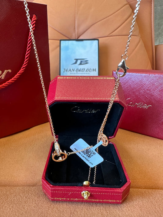 Cartier PG AU750 7.0G Love Necklace Gold