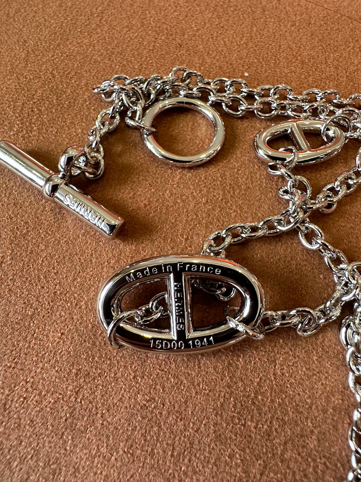Hermès Farandole Necklace 160cm Sterling Silver