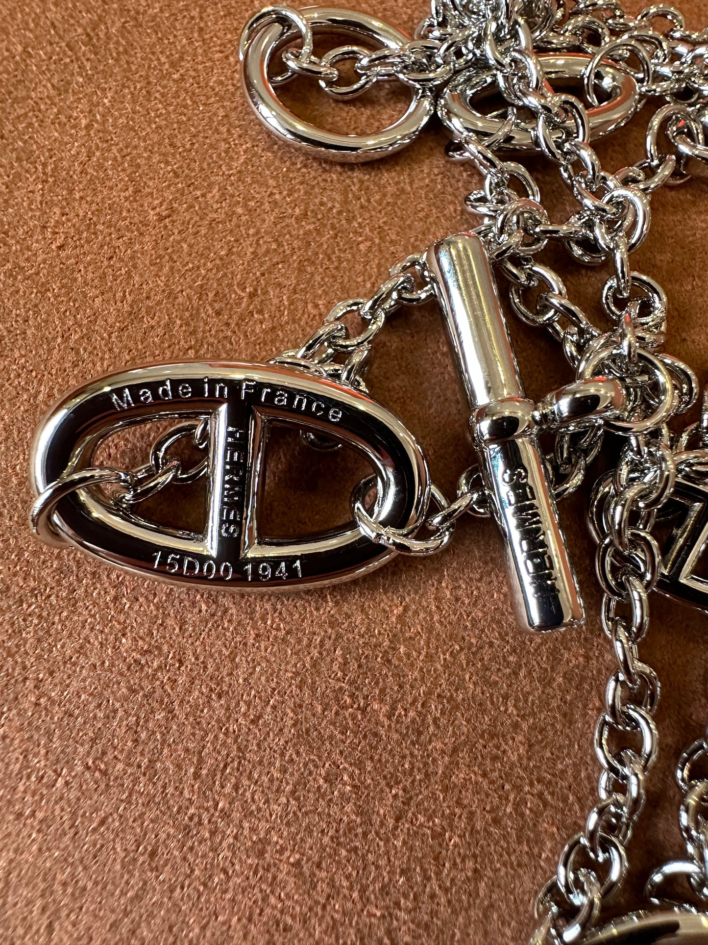 Hermès Farandole Necklace 160cm Sterling Silver