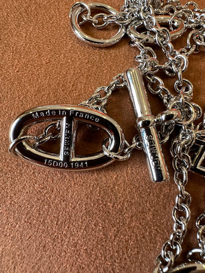 Hermès Farandole Necklace 160cm Sterling Silver