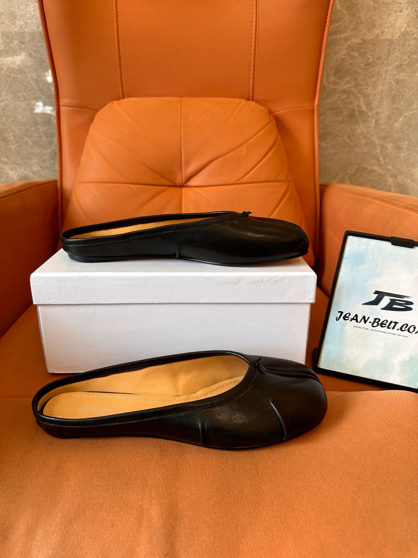Bailarinas Maison Margiela Tabi de napa