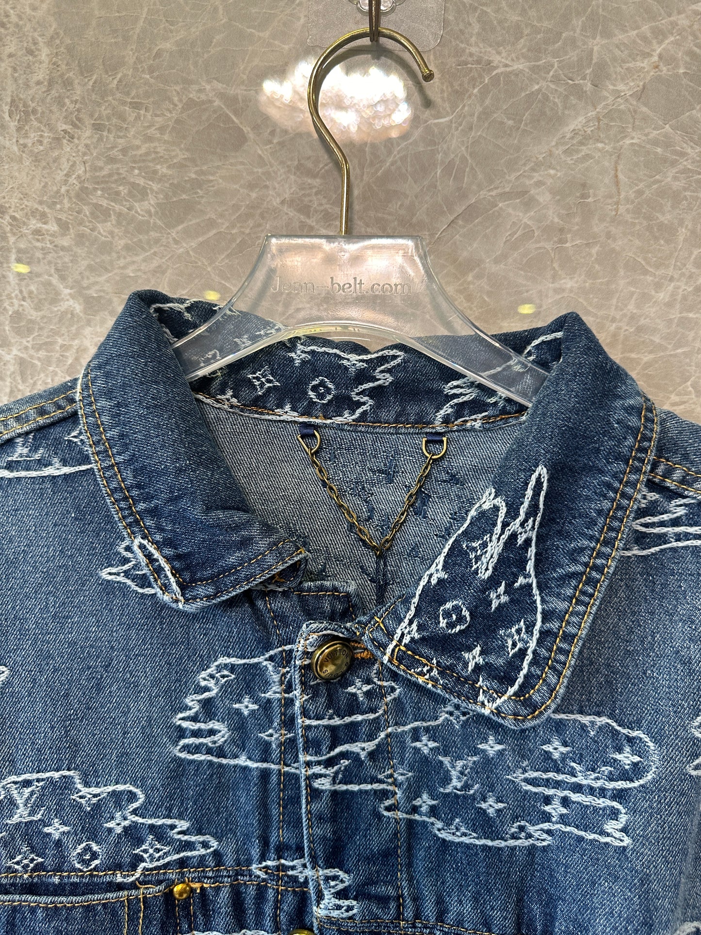 Louis Vuitton Monogram Clouds Denim Set