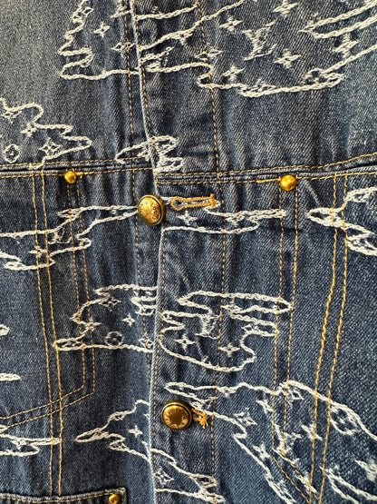 Louis Vuitton Monogram Clouds Denim Set