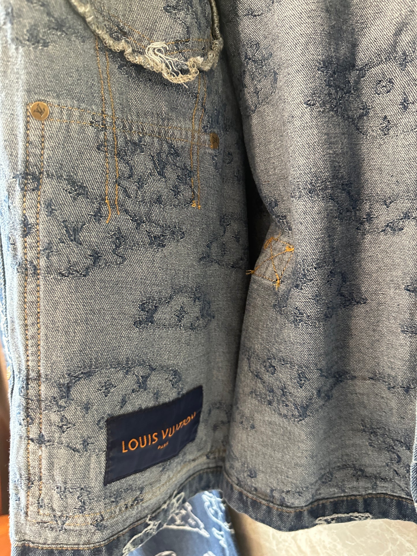 Louis Vuitton Monogram Clouds Denim Set
