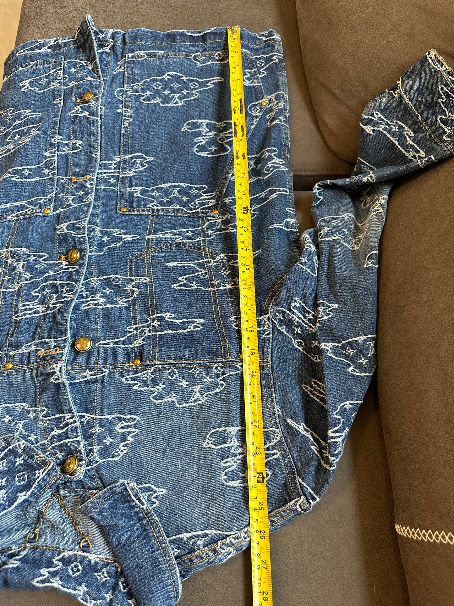 Louis Vuitton Monogram Clouds Denim Set