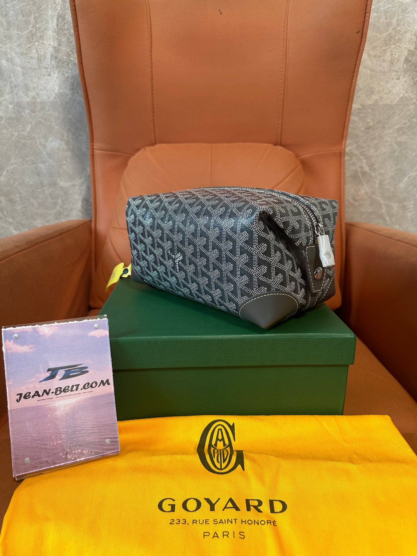 Goyard Goyardine Toiletry Pouch Black