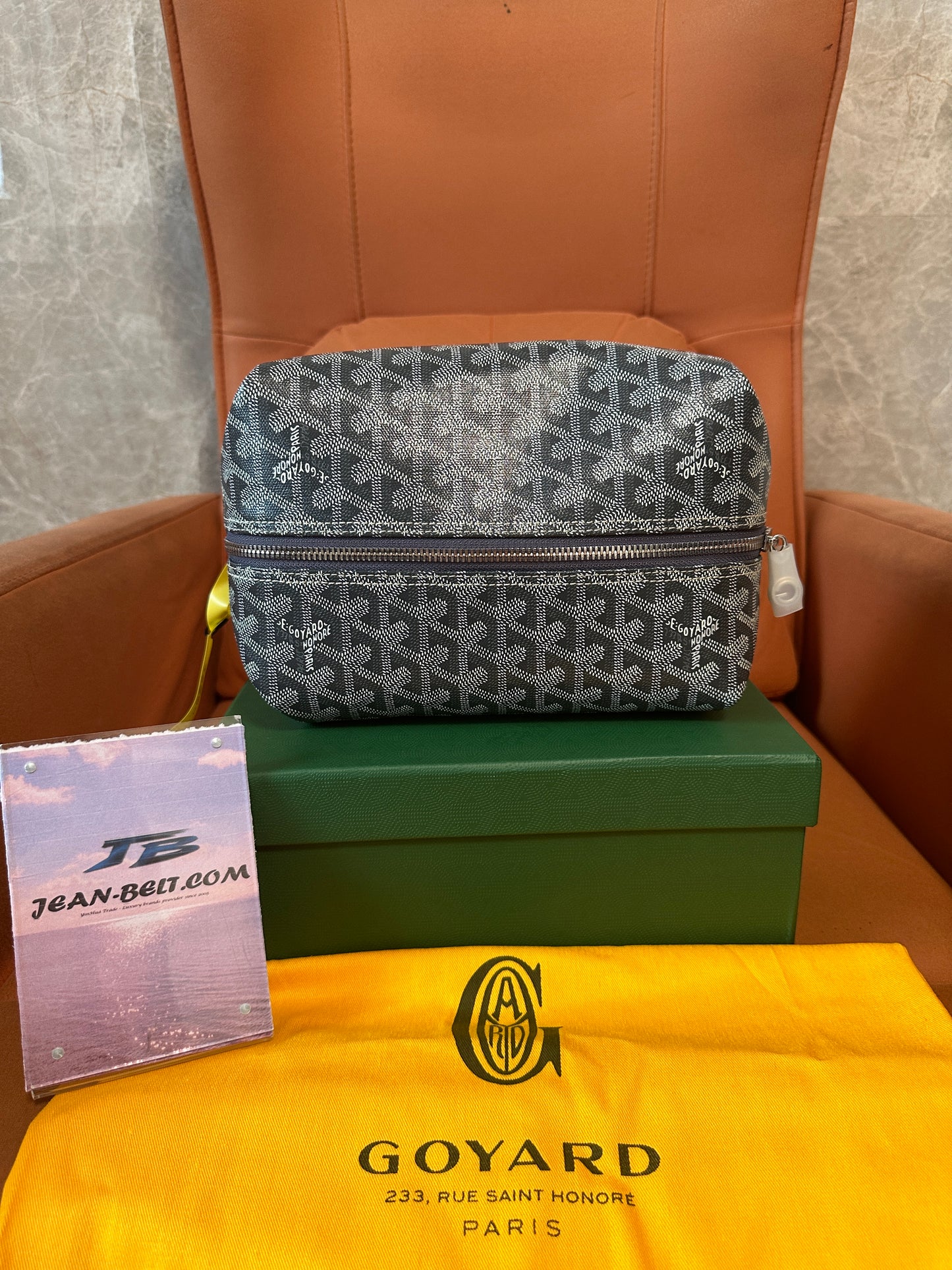 Goyard Goyardine Toiletry Pouch Black