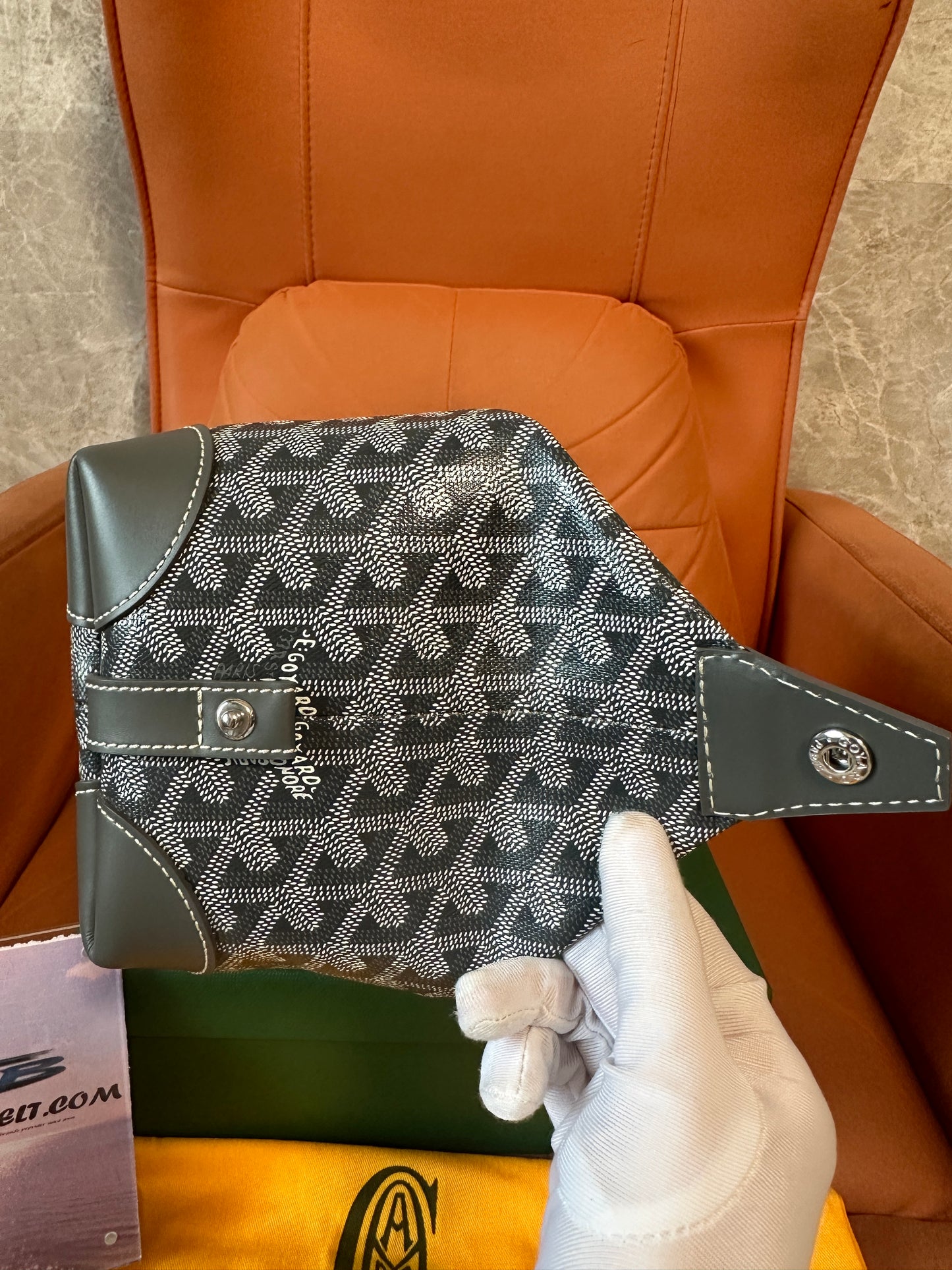 Goyard Goyardine Toiletry Pouch Black