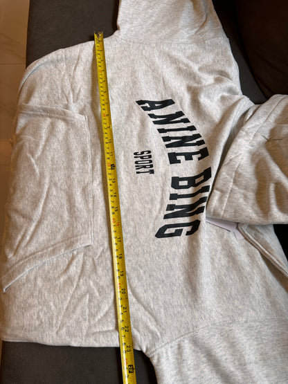Anine Bing Harvey Sport Grey Hoodie