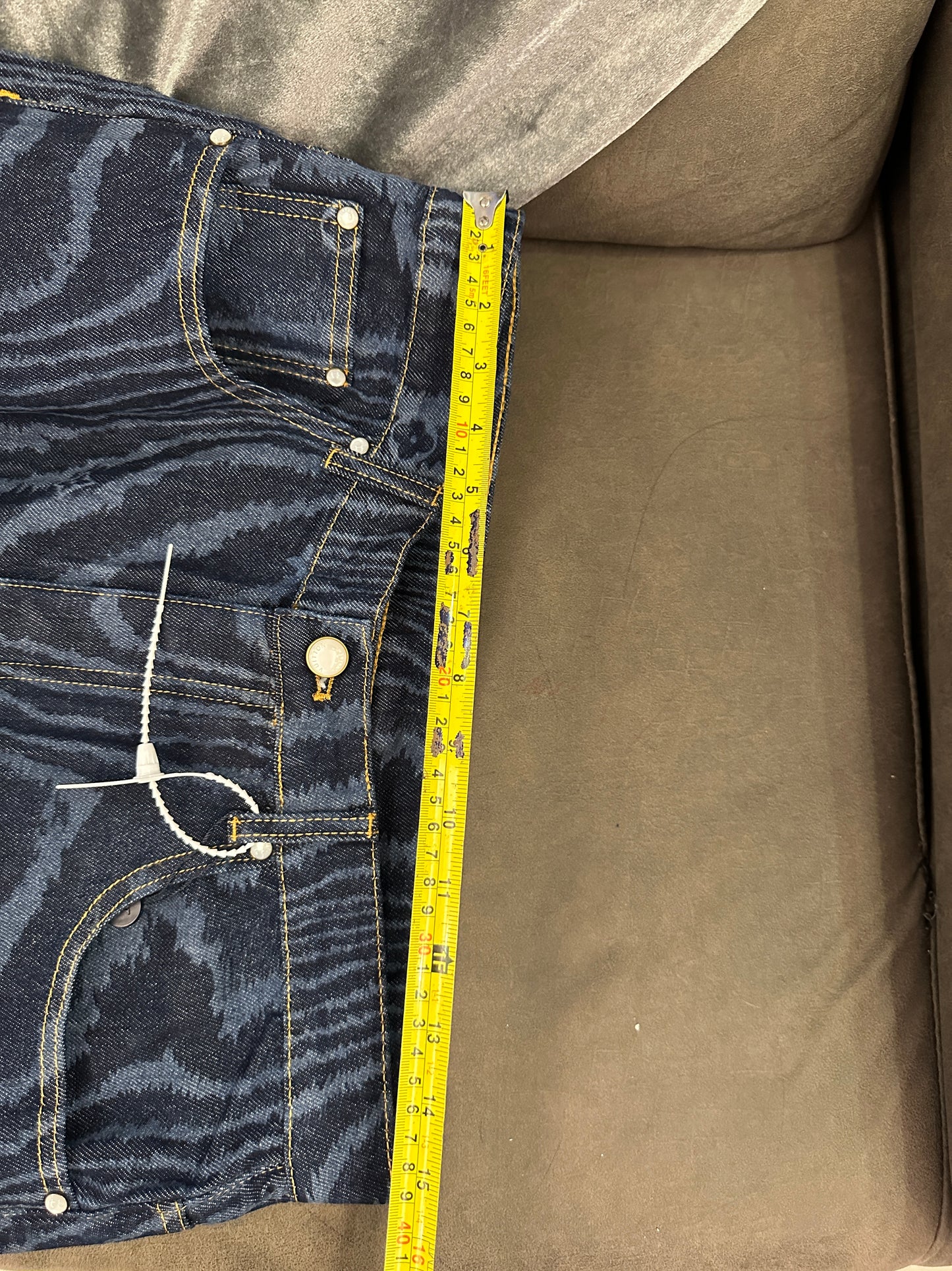Louis Vuitton Monogram Woodgrain Denim Pants – Wide Leg