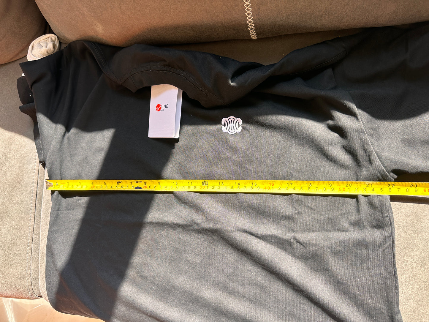 Celine Paris Logo Cotton T-shirt in Black