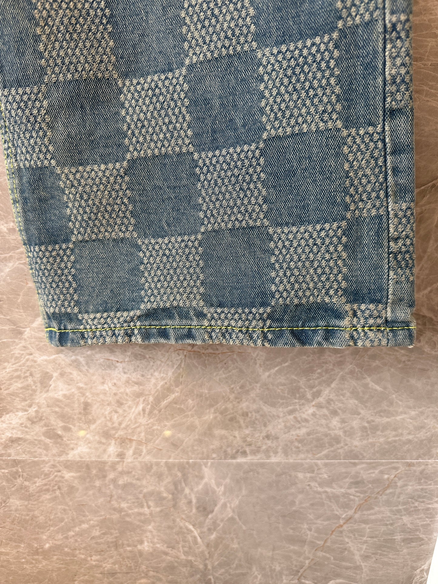 Louis Vuitton Damier Denim Jeans – Blue
