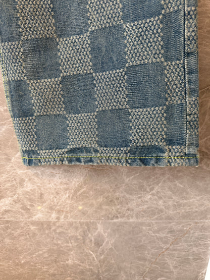 Louis Vuitton Damier Denim Jeans – Blue