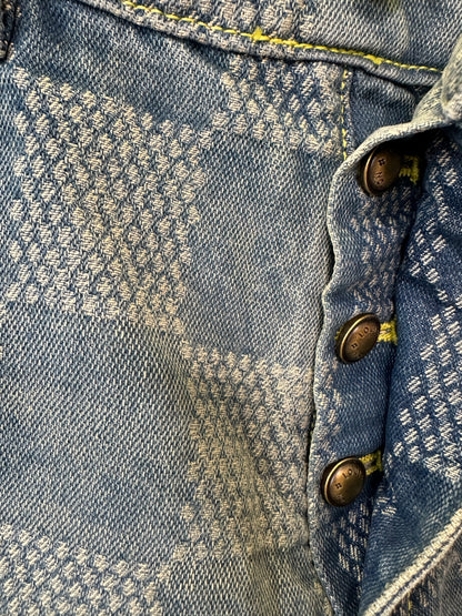 Louis Vuitton Damier Denim Jeans – Blue