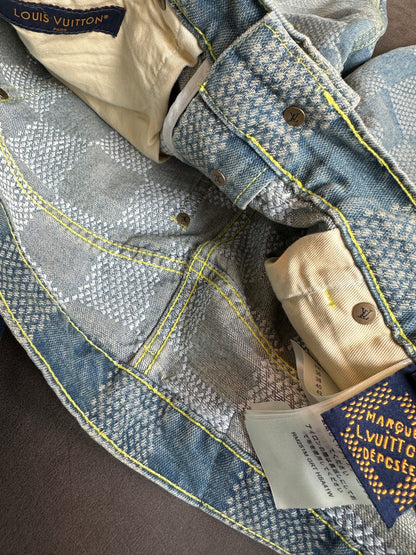 Louis Vuitton Damier Denim Jeans – Blue