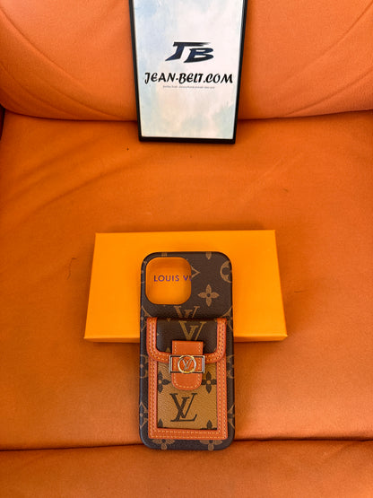 Capa de celular de lona com monograma Louis Vuitton