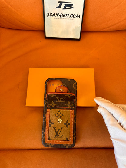 Capa de celular de lona com monograma Louis Vuitton