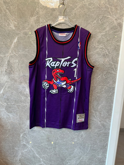 Toronto Raptors Retro Basketball Jersey – Purple Dinosaur Edition