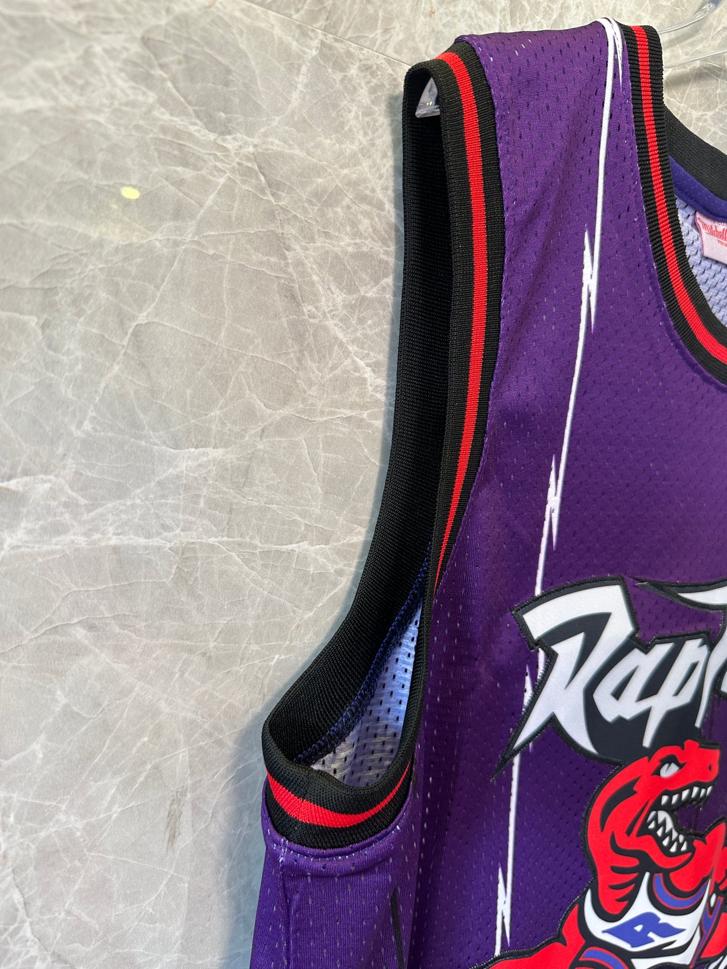 Toronto Raptors Retro Basketball Jersey – Purple Dinosaur Edition