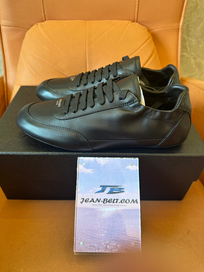 Prada Milano Black Leather Sneakers