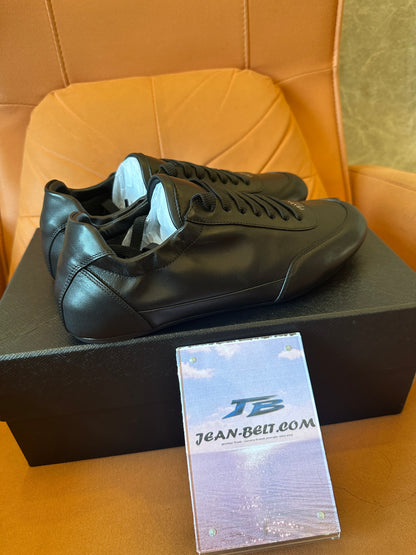 Prada Milano Black Leather Sneakers