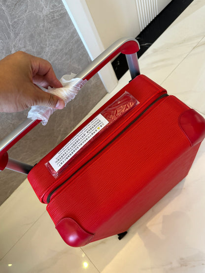 Louis Vuitton Horizon 55 Red Epi Leather Carry-On Luggage