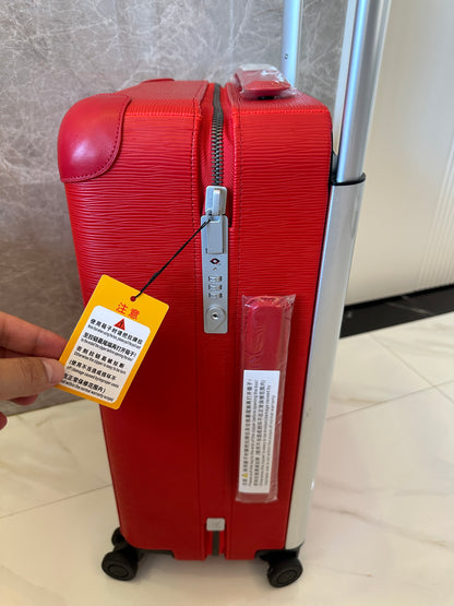 Louis Vuitton Horizon 55 Red Epi Leather Carry-On Luggage