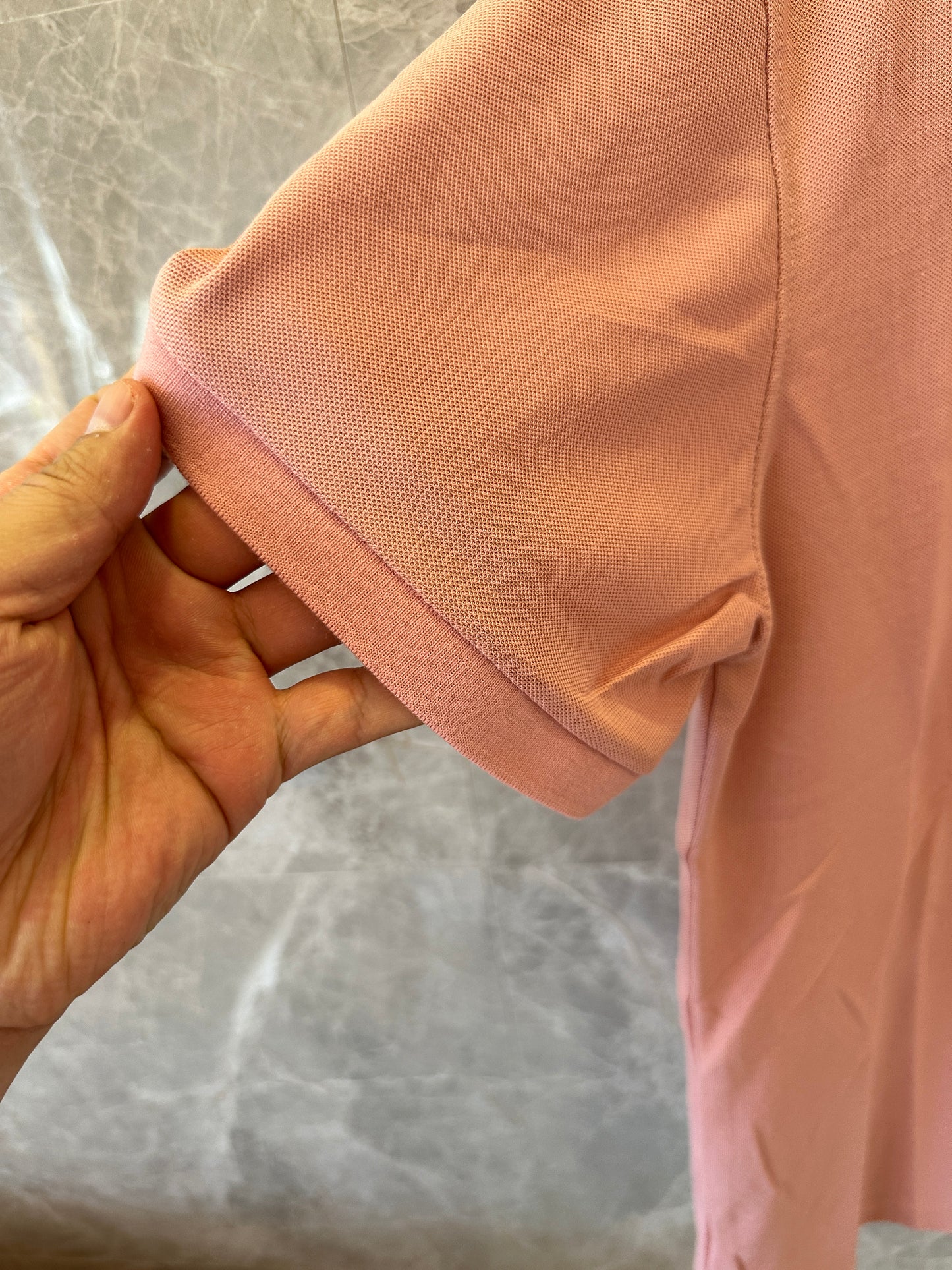 Dior Pink Cotton Polo Shirt