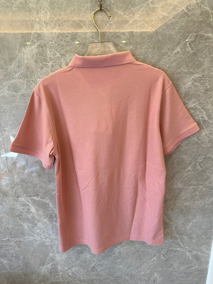 Dior Pink Cotton Polo Shirt